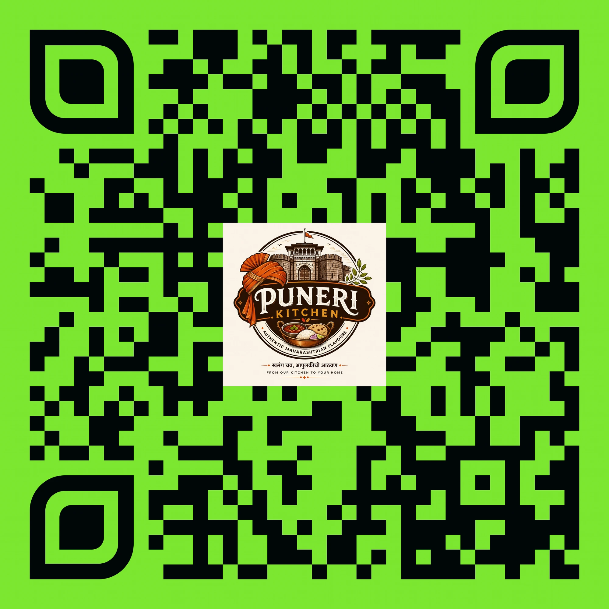 Scan to order Puneri Kitchen on Ownly